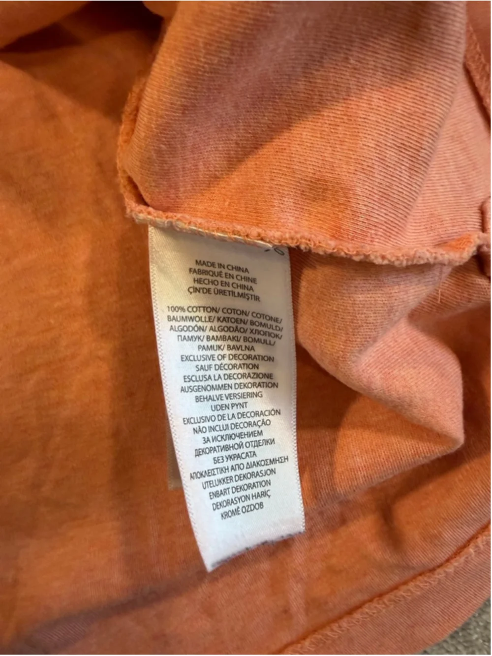 Polo Ralph Lauren short sleeve polo shirt pale peach with blue pony men’s large